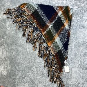 NWT Multicolored Triangle Scarf